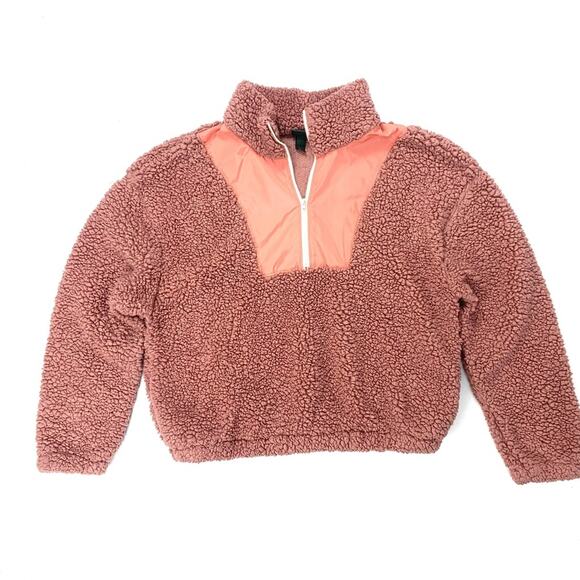 Faux Fur Sherpa Cropped Pullover - Picture 4 of 10